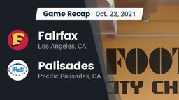 Recap: Fairfax vs. Palisades  2021