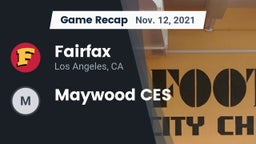 Recap: Fairfax vs. Maywood CES 2021