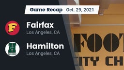 Recap: Fairfax vs. Hamilton  2021