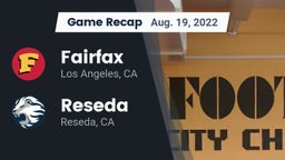 Recap: Fairfax vs. Reseda  2022