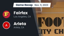 Recap: Fairfax vs. Arleta  2023