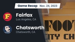 Recap: Fairfax vs. Chatsworth  2023