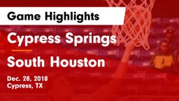 Cypress Springs  vs South Houston  Game Highlights - Dec. 28, 2018