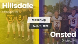 Matchup: Hillsdale High vs. Onsted  2020