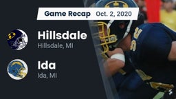 Recap: Hillsdale  vs. Ida  2020