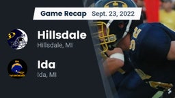 Recap: Hillsdale  vs. Ida  2022