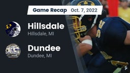 Recap: Hillsdale  vs. Dundee  2022