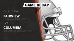 Recap: Fairview  vs. Columbia  2016