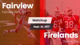 Matchup: Fairview  vs. Firelands  2017