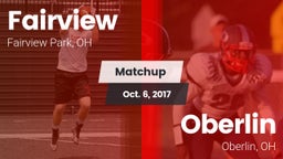Matchup: Fairview  vs. Oberlin  2017