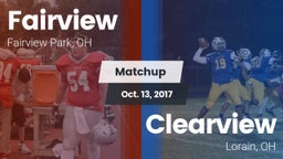 Matchup: Fairview  vs. Clearview  2017
