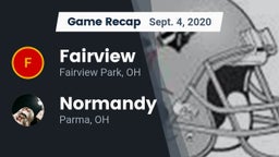Recap: Fairview  vs. Normandy  2020