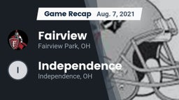 Recap: Fairview  vs. Independence  2021