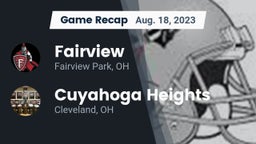 Recap: Fairview  vs. Cuyahoga Heights  2023