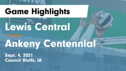 Lewis Central  vs Ankeny Centennial  Game Highlights - Sept. 4, 2021