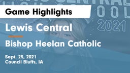 Lewis Central  vs Bishop Heelan Catholic  Game Highlights - Sept. 25, 2021
