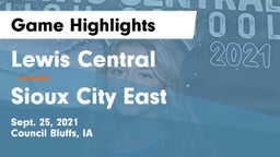 Lewis Central  vs Sioux City East  Game Highlights - Sept. 25, 2021
