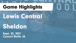 Lewis Central  vs Sheldon  Game Highlights - Sept. 25, 2021