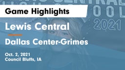 Lewis Central  vs Dallas Center-Grimes  Game Highlights - Oct. 2, 2021