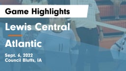Lewis Central  vs Atlantic  Game Highlights - Sept. 6, 2022