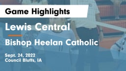 Lewis Central  vs Bishop Heelan Catholic  Game Highlights - Sept. 24, 2022
