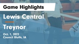 Lewis Central  vs Treynor  Game Highlights - Oct. 1, 2022