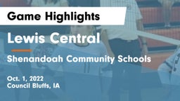 Lewis Central  vs Shenandoah Community Schools Game Highlights - Oct. 1, 2022