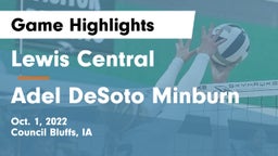 Lewis Central  vs Adel DeSoto Minburn Game Highlights - Oct. 1, 2022