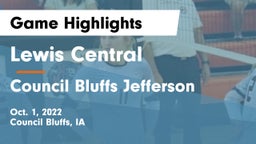 Lewis Central  vs Council Bluffs Jefferson  Game Highlights - Oct. 1, 2022