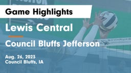 Lewis Central  vs Council Bluffs Jefferson  Game Highlights - Aug. 26, 2023