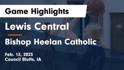 Lewis Central  vs Bishop Heelan Catholic  Game Highlights - Feb. 13, 2023