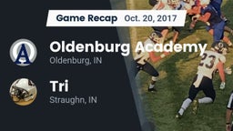 Recap: Oldenburg Academy  vs. Tri  2017