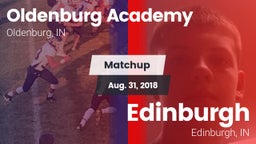 Matchup: Oldenburg Academy vs. Edinburgh  2018