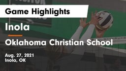 Inola  vs Oklahoma Christian School Game Highlights - Aug. 27, 2021