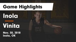 Inola  vs Vinita  Game Highlights - Nov. 30, 2018