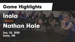 Inola  vs Nathan Hale  Game Highlights - Jan. 25, 2020