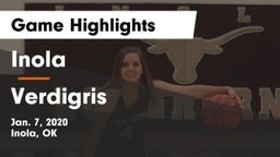 Inola  vs Verdigris  Game Highlights - Jan. 7, 2020