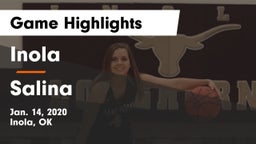 Inola  vs Salina  Game Highlights - Jan. 14, 2020