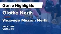 Olathe North  vs Shawnee Mission North  Game Highlights - Jan 4, 2017