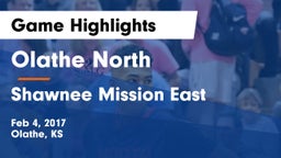 Olathe North  vs Shawnee Mission East  Game Highlights - Feb 4, 2017