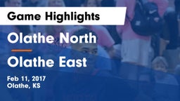 Olathe North  vs Olathe East  Game Highlights - Feb 11, 2017