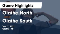 Olathe North  vs Olathe South  Game Highlights - Jan. 7, 2022