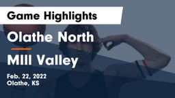 Olathe North  vs MIll Valley  Game Highlights - Feb. 22, 2022