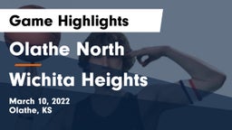 Olathe North  vs Wichita Heights  Game Highlights - March 10, 2022