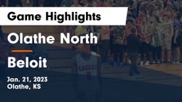 Olathe North  vs Beloit  Game Highlights - Jan. 21, 2023