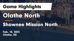 Olathe North  vs Shawnee Mission North  Game Highlights - Feb. 10, 2023