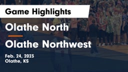 Olathe North  vs Olathe Northwest  Game Highlights - Feb. 24, 2023