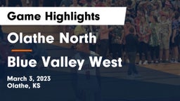 Olathe North  vs Blue Valley West  Game Highlights - March 3, 2023