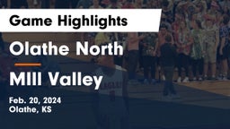 Olathe North  vs MIll Valley  Game Highlights - Feb. 20, 2024