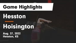 Hesston  vs Hoisington  Game Highlights - Aug. 27, 2022